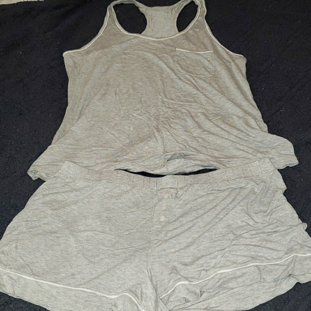ALFANI Intimates gray pj set
